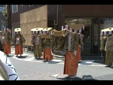 平成22年 三社祭　浅草千和町会びんざさら舞巡行