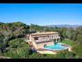 Luxury property in Cannes Croix des Gardes with stunning sea view