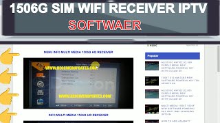 Multimedia 1506G Sim And Wifi Receiver Xtream Iptv Software 100% Working