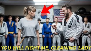 Black Belt Asked a Cleaning Lady to Fight as a Joke — What Happened Next Silenced the Whole Gym