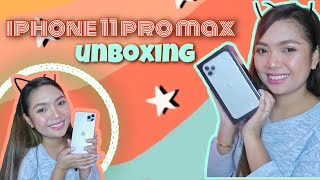 IPHONE 11 PRO MAX UNBOXING | setup and camera testing | Isha Del Rosario