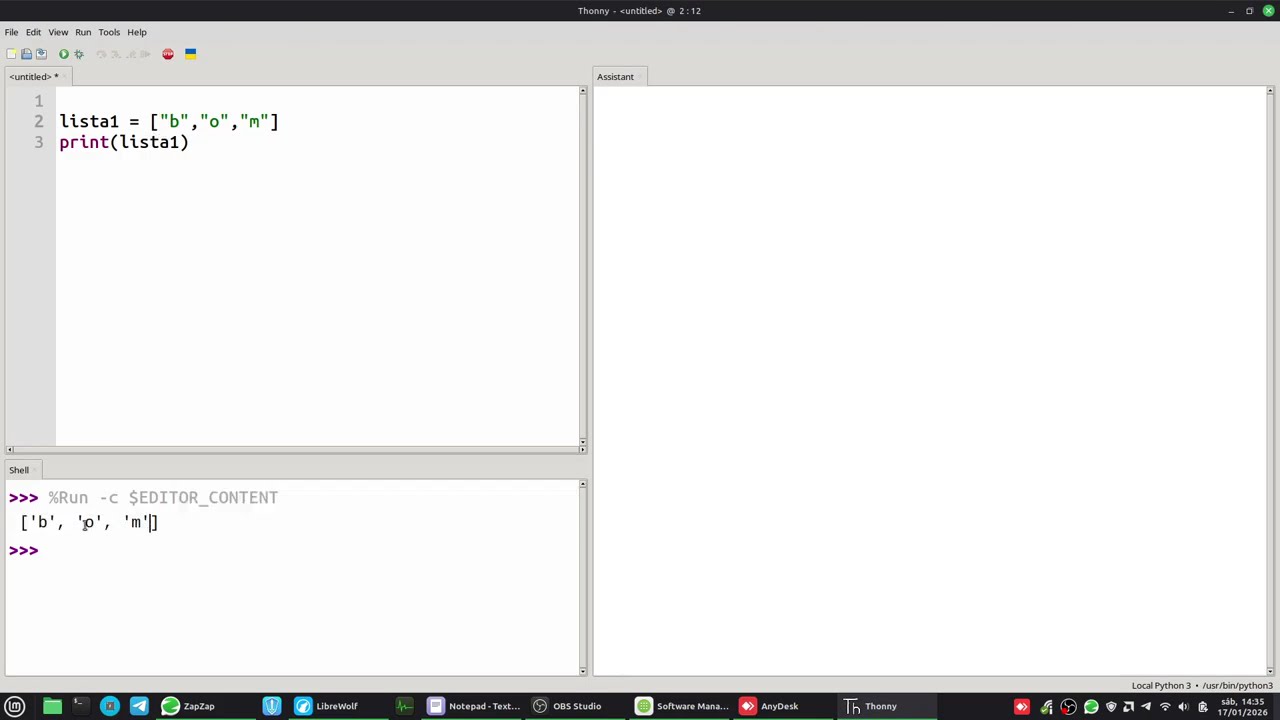 Aula 21 - Revisão conceitos iniciais python