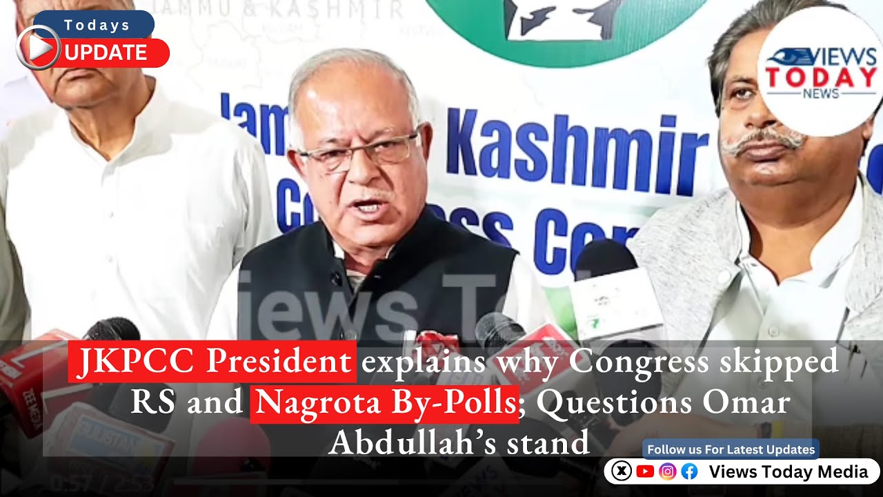 JKPCC President explains why Congress skipped RS and Nagrota By-Polls