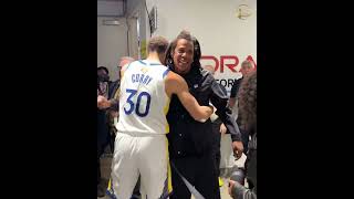 Encontro de Stephen Curry e Jay-Z (Shawn Carter).