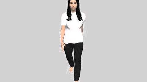 JMonkeyEngine female walk animation take #3