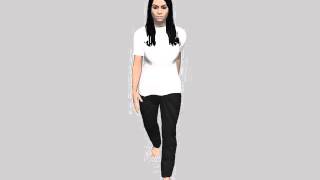 JMonkeyEngine female walk animation take #3