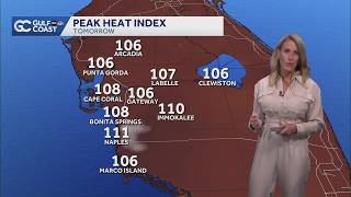 Gulf Coast Weather Impact Day: High heat and isolated severe storm risk on Friday
