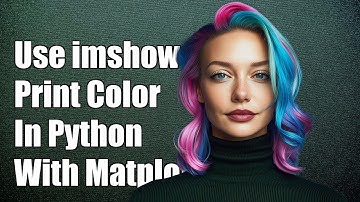 How to Use imshow to Print a Single Color in Python Matplotlib