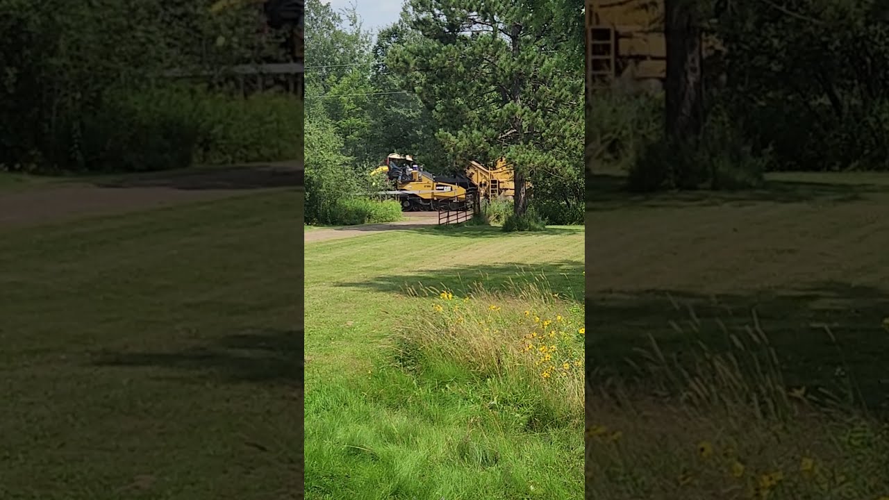 After 3 Years They Are Finally Laying The Asphalt Roadconstruction Thefarmhouse