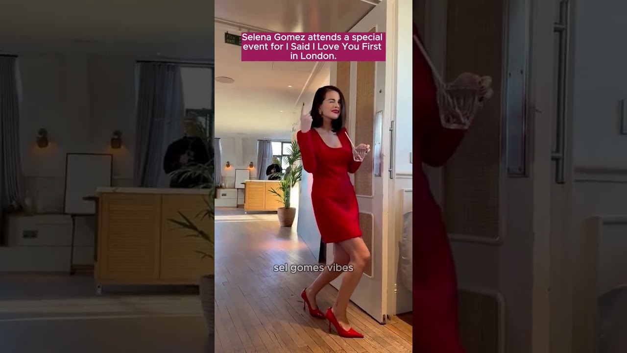 Selena Gomez Attends Special Event for I Said I Love You First in London✨