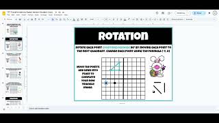 Geometric Transformations Lesson - Easter-Themed