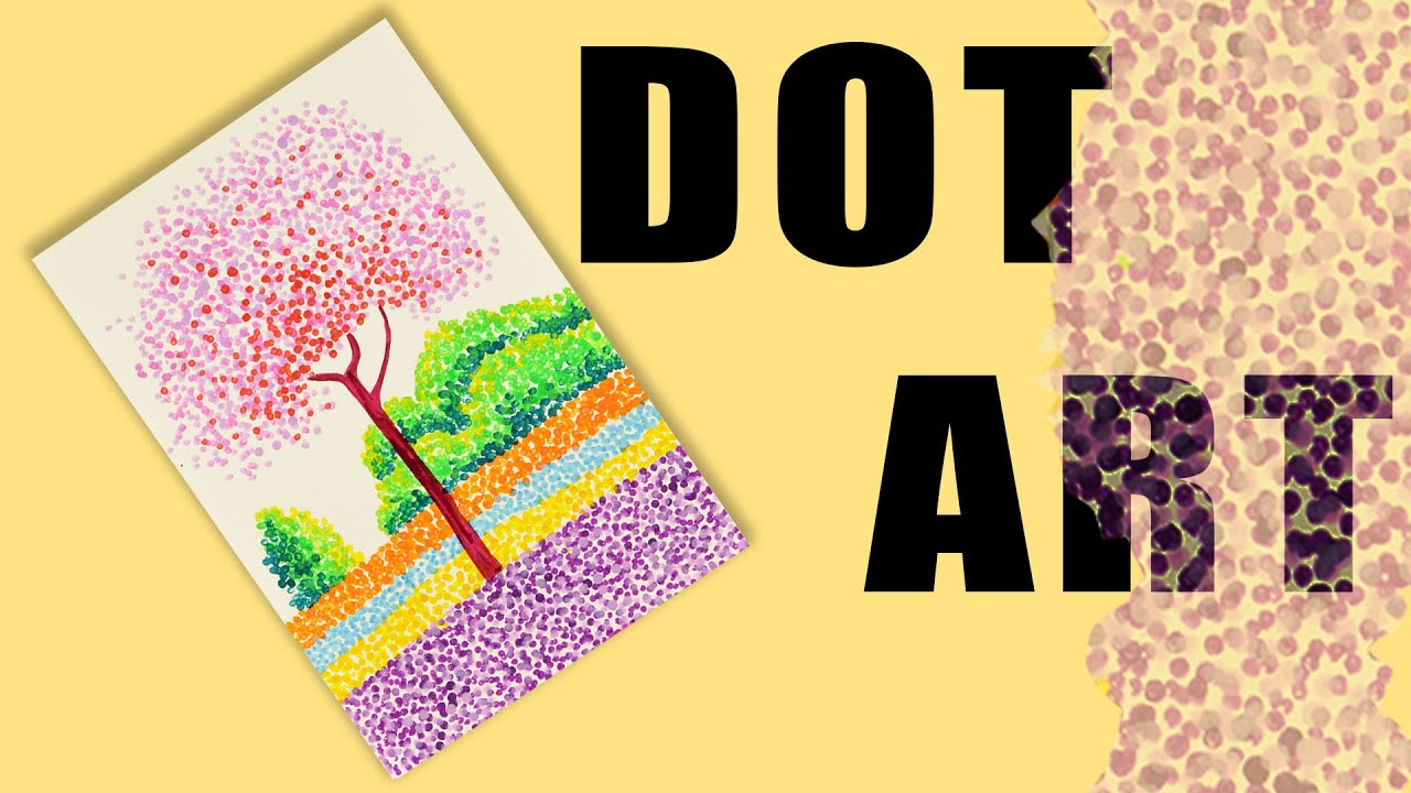 Dot Art | Cotton bud art