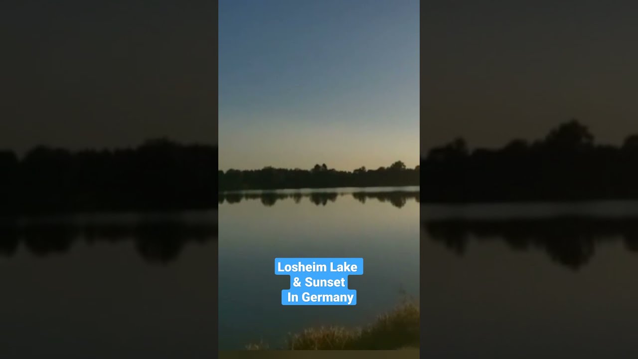 Amazing Sunset & Lake in Losheim - Germany