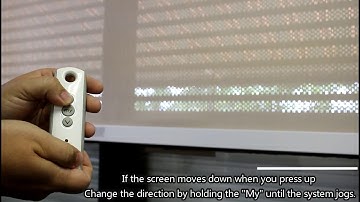 Programming a Zip Tex, with Somfy Transmitters