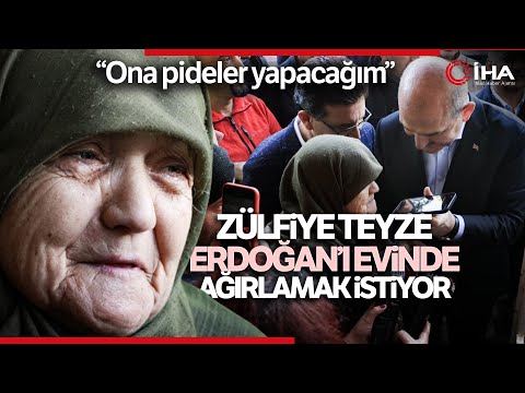 Afetzede Zülfiye Teyze, Cumhurbaşkanı Erdoğan'ı Evinde Ağırlamak İstiyor