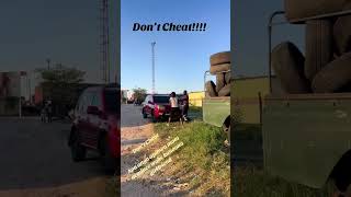 Wife caught husband cheating and broke car windscreen