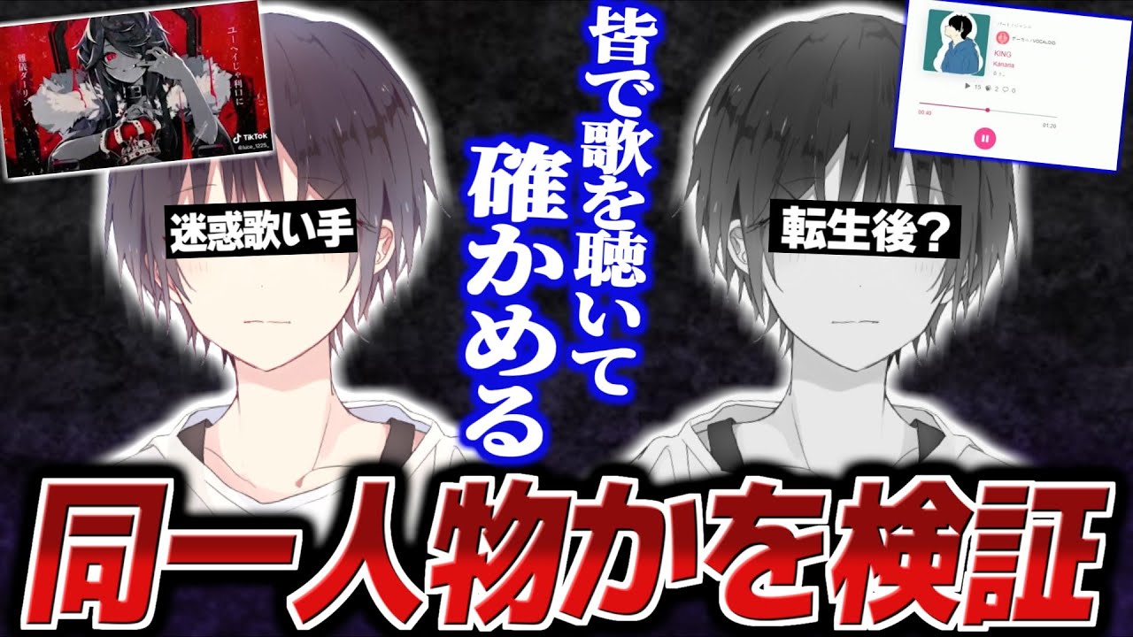 【疑惑】この歌い手同一人物…？歌い手グループの元メンバーから腹いせ的な行為を受けているという相談がくる【ポケカメン】