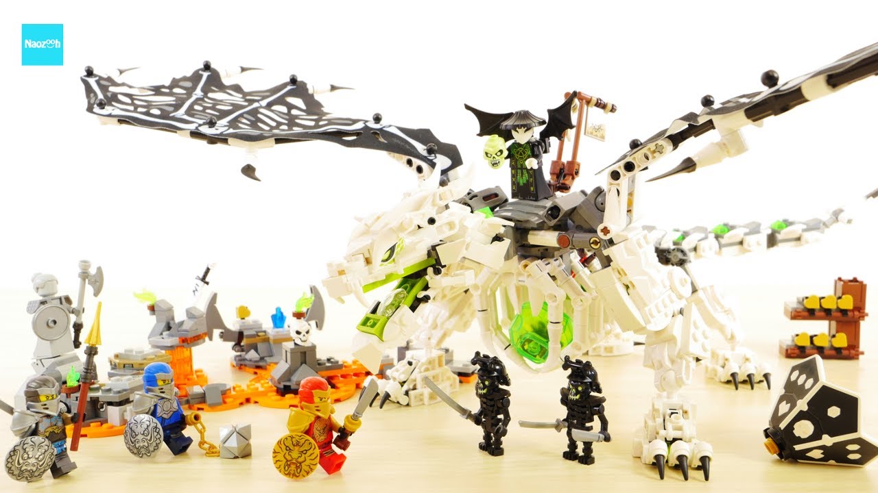 LEGO NINJAGO Skull Sorcerer's Dragon 71721 Speed Build & Review