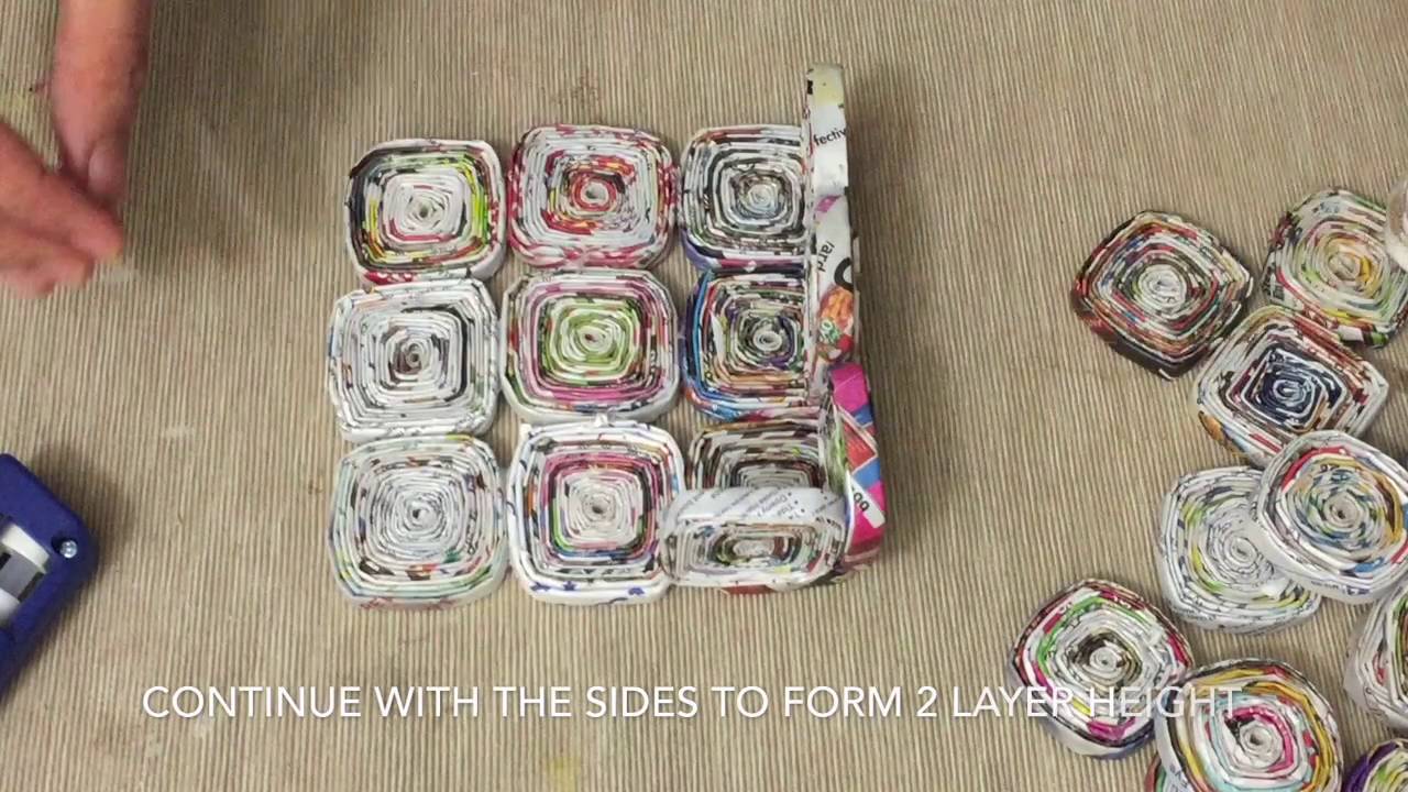 DIY Newspaper Basket