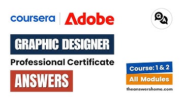 Adobe Graphic Designer Professional Certificate Coursera Answers || Theanswershome