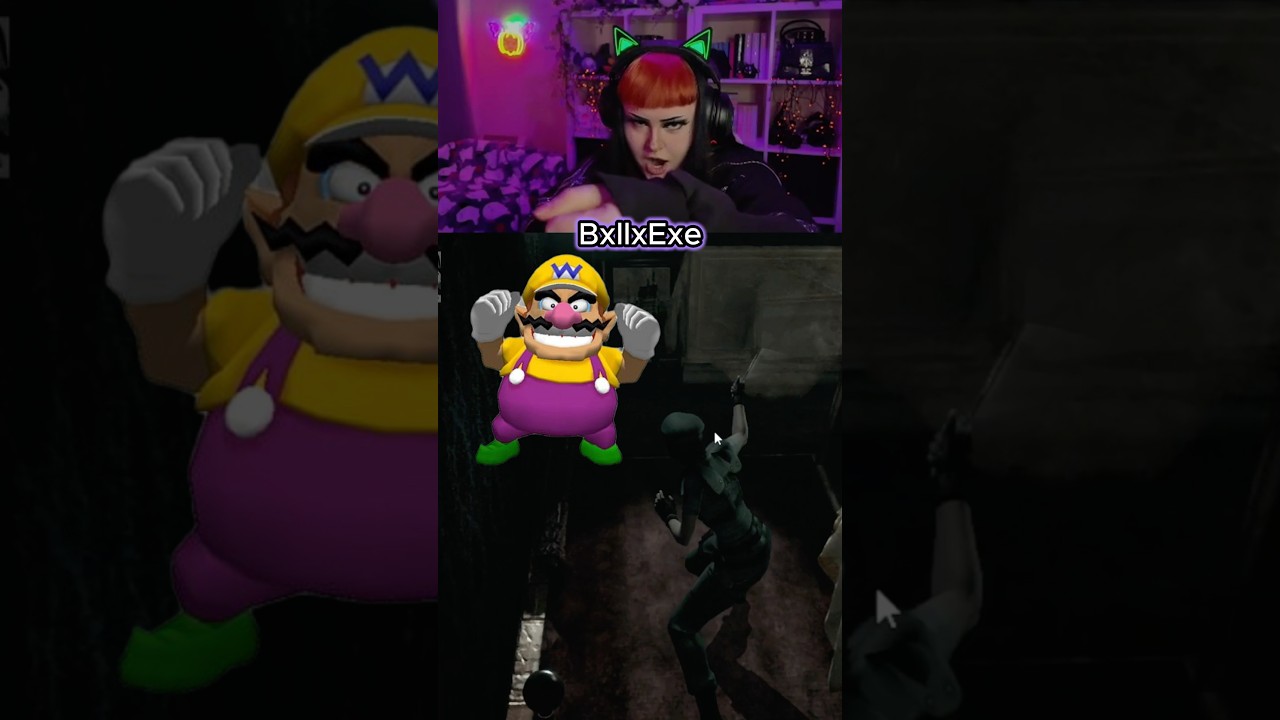 Wario, what’re you doing in Resident Evil?! #residentevilremastered #residentevil #smallstreamer