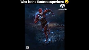 top 5 fastest superhero 😮
