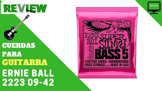 Cuerdas Guitarra Eléctrica Ernie Ball 2223 09-42