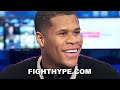 DEVIN HANEY REACTS TO GERVONTA DAVIS KNOCKING OUT LEO SANTA CRUZ; TELLS HIM "GAH DAMN"