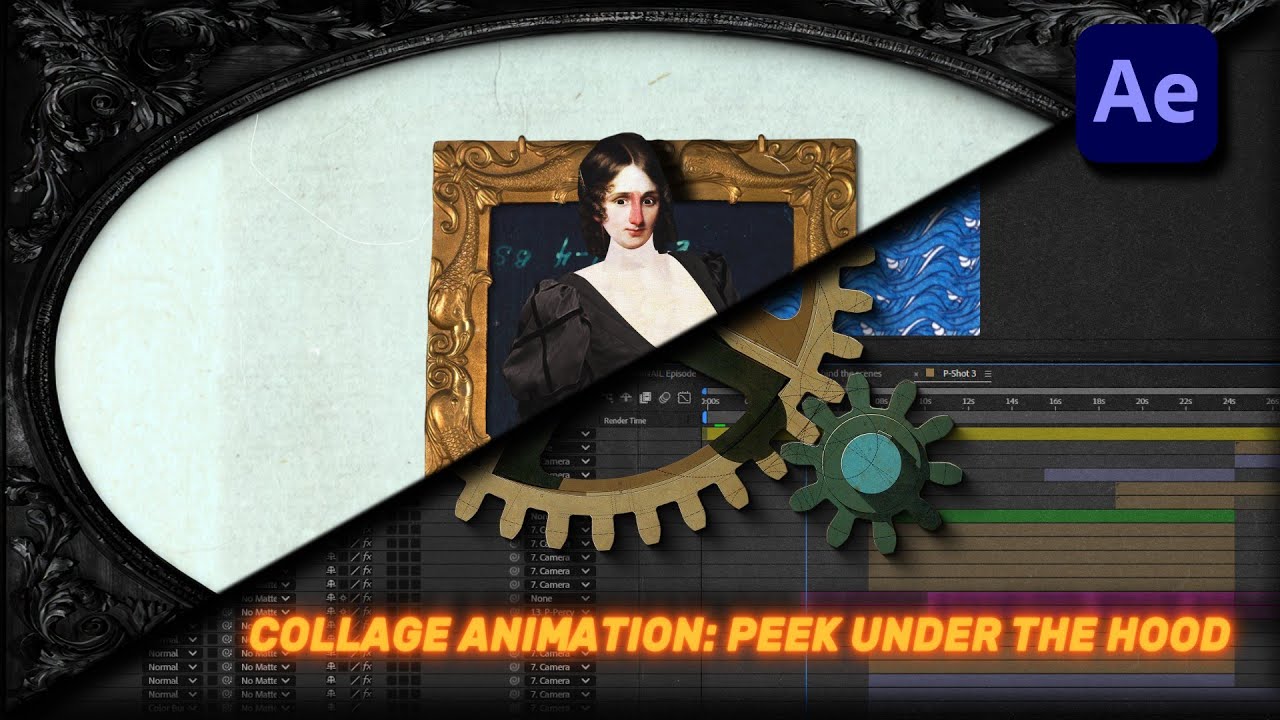 Behind the Scenes of Mary Shelley | Collage animation process - YouTube