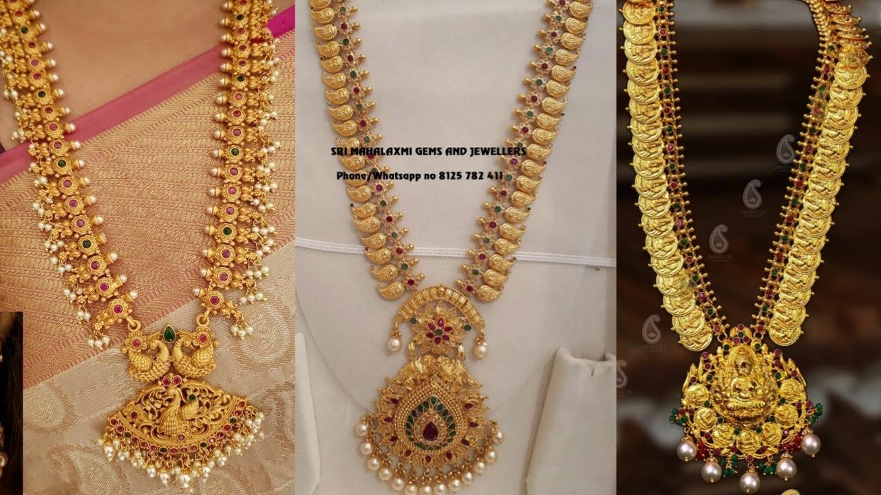 Latest Haram Models Collection With Weight And Price l Latest Jewellery