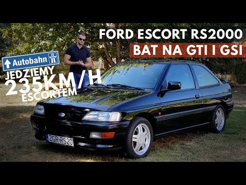 1992 Ford Escort RS2000 - Czy "FORD G*WNO WORT"? Lecę 235 kmh 26-letnim Escortem.