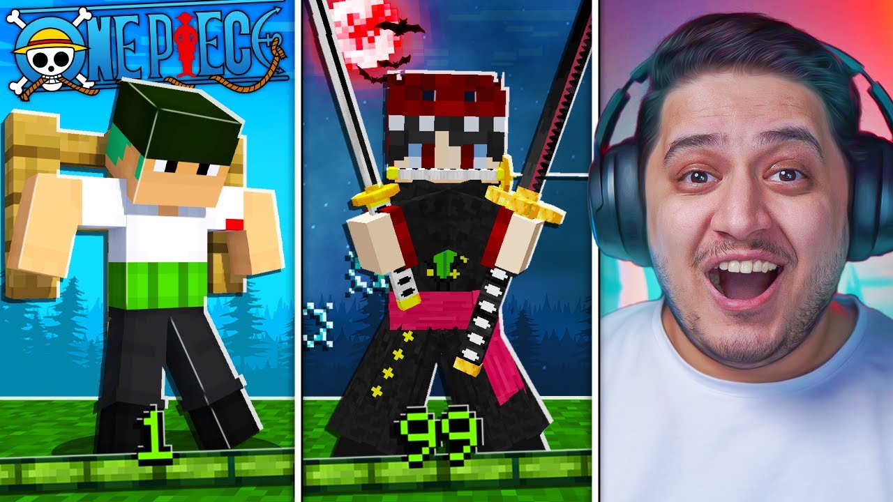 ماين كرافت ولكن بطور ون بيس ! 🔥😱 | مستويات تطور زورو !😎
