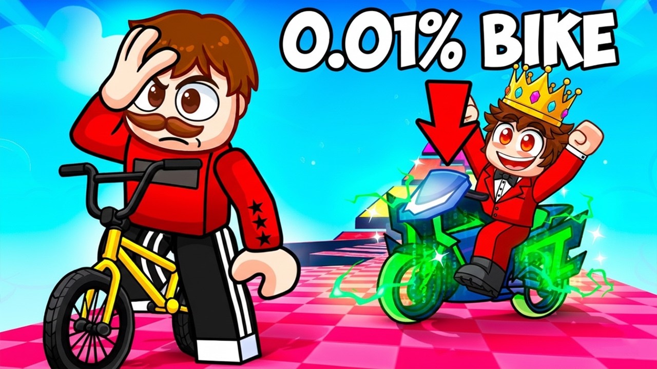 Ich habe einen Bike Obby Coach gemietet und dann ein 0,01 % BIKE benutzt...