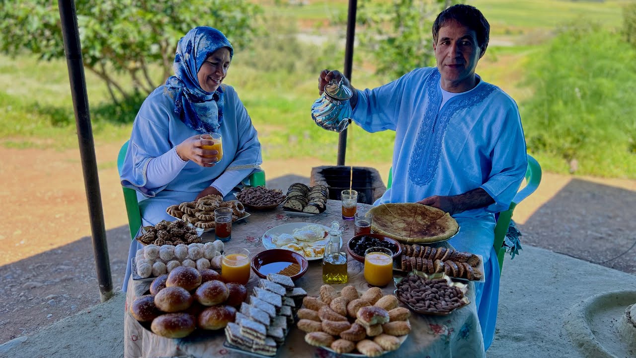 الاحتفال بعيد الفطر  في قرية جبلية