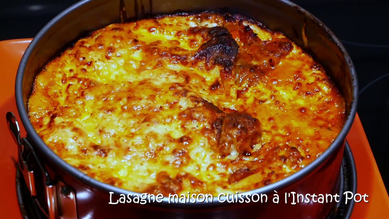 Lasagne avec Instant Pot lasagna instant pot sauce bolognaise et