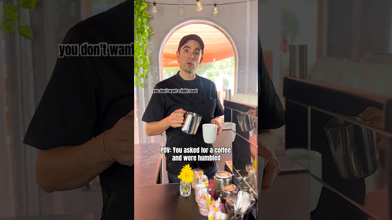 Barista Roasts Customer at Café | 