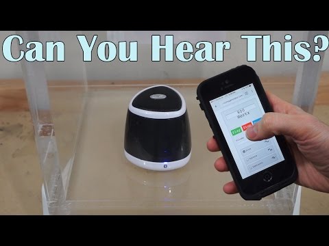 What Happens When You Put A Speaker In A Huge Vacuum Chamber? Can You Hear It?