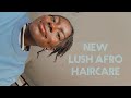 Trying LUSH'S NEW AFRO HAIRCARE | Wash, Condition, Style