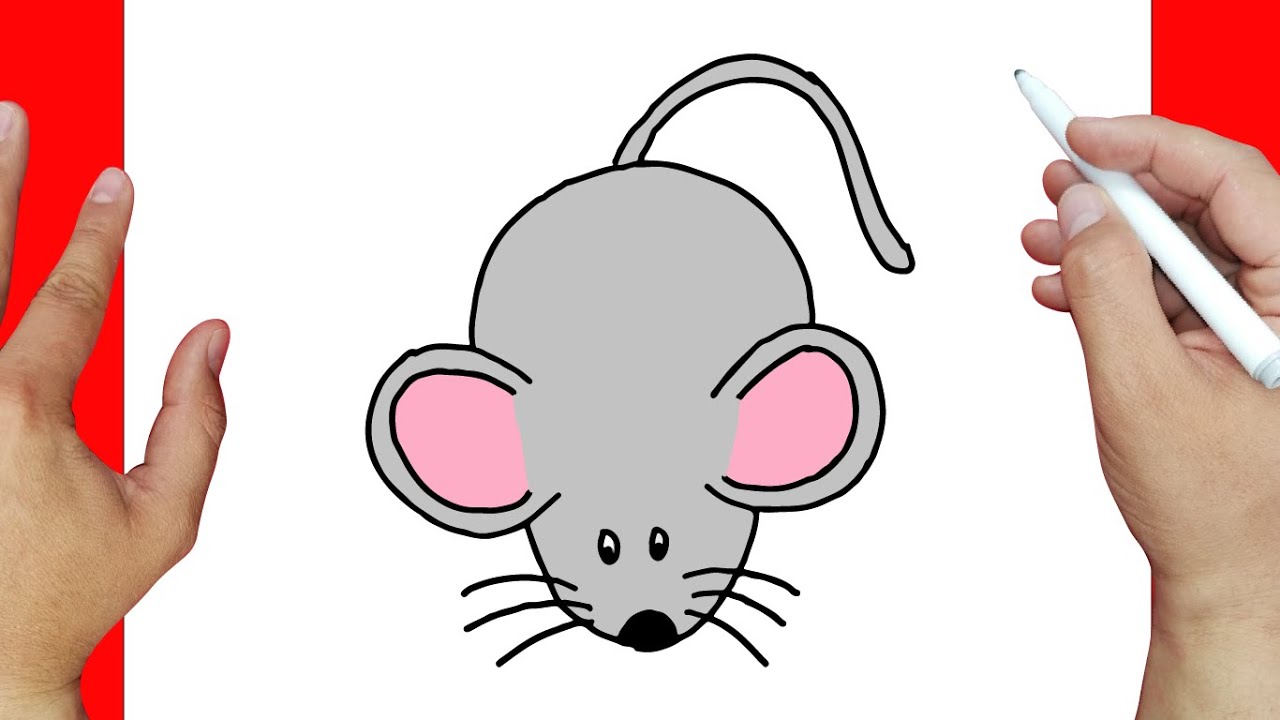 como dibujar un raton | Dibujos fáciles - YouTube
