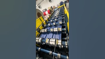 Manufacturing Textured Gallery PBR-Panel metal roofing with the rollformer!