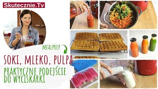 Zdrowe soki, mleko i... pulpa, czyli praktyczne podejście do wyciskarki Kuvings REV0830