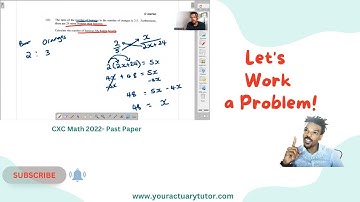 CXC Math - Ratios  #cxcmaths #csec #youractuarytutor