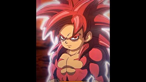 Goku SSJ4 in daima!! 💀🔥 #anime #dragonballz #dragonballsuper #dragonballdaima #goku #animeedit