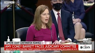 Jess Piper on what Amy Coney Barrett did NOT say during her confirmation hearings (Livestream)