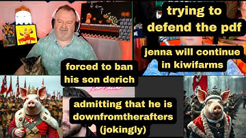 DsP--forced to ban his son derich--admitting that he is downfromtherafters (jokingly)