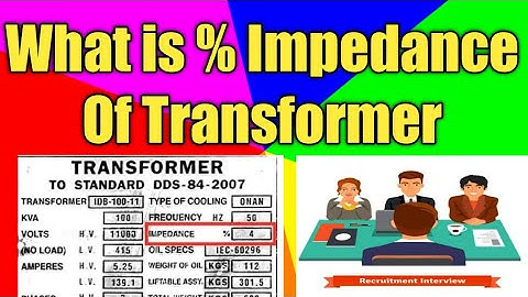 What is % impedance in Transformer | Parallel operation of Transformer