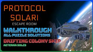 Protocol Solari: Escape Room - Drifting In Silence (Full Game Walkthrough || All Puzzle Solutions) screenshot 4