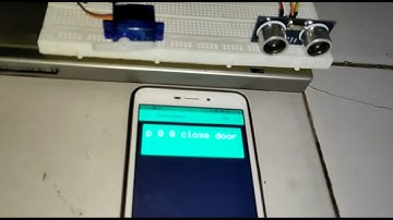 Project Palang Pintu Otomatis