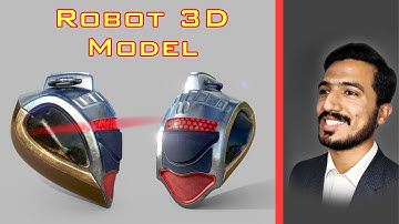 3ds max robot modeling tutorial | Robot 3d Model