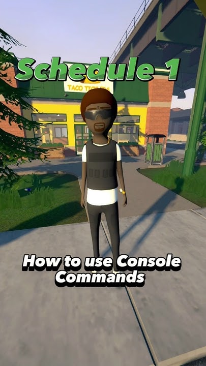 How to Use Console Commands | Schedule 1 Game #shorts - YouTube